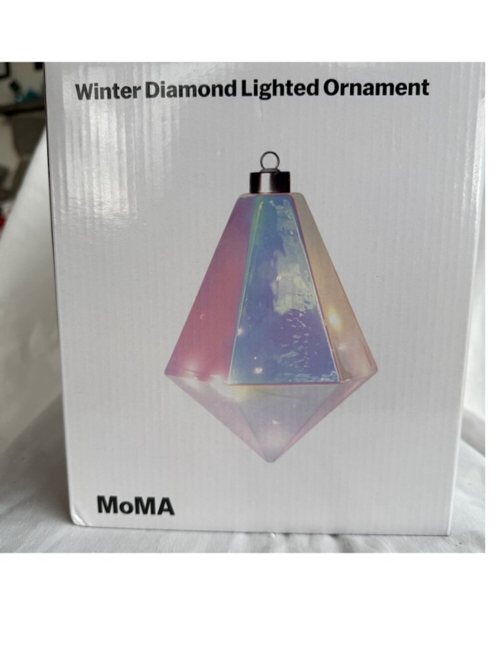 MoMA Winter Diamond Lighted Ornament